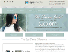 Tablet Screenshot of eyeeffects.ca